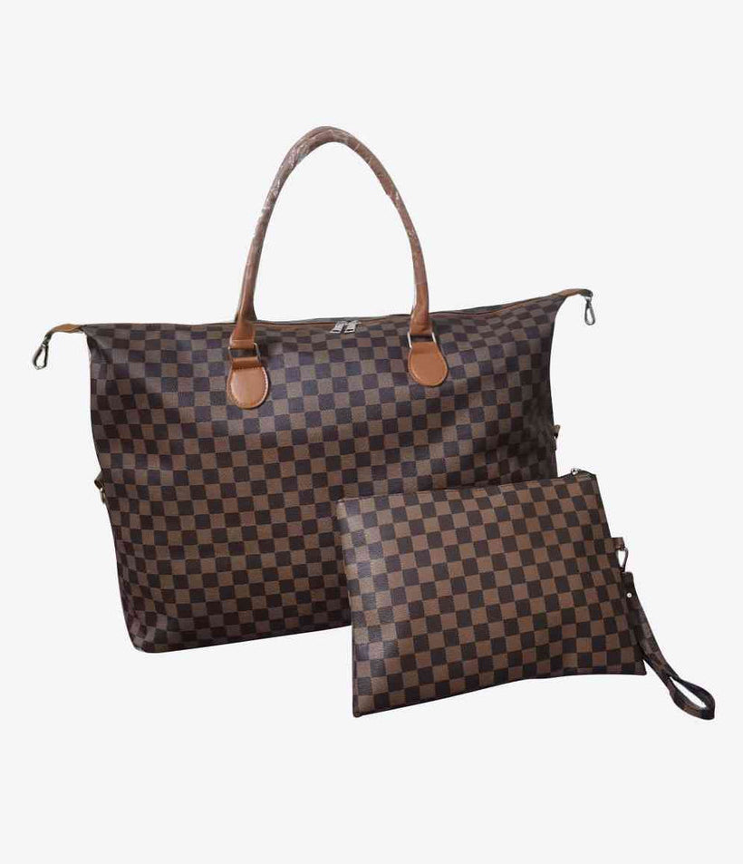 Checkered Two-Piece Bag Set Women’s Handbag