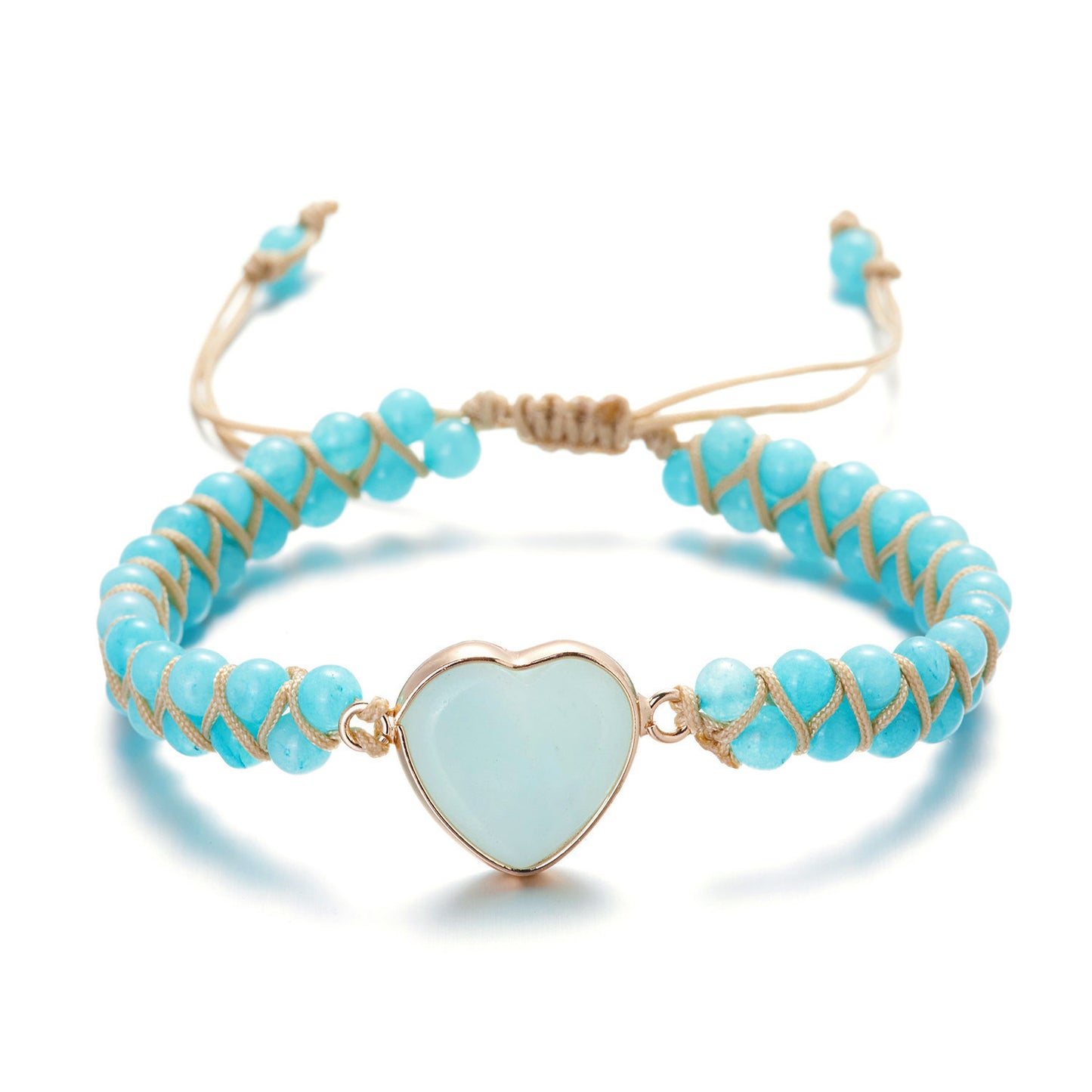 Woven Love Gemstone Bracelet