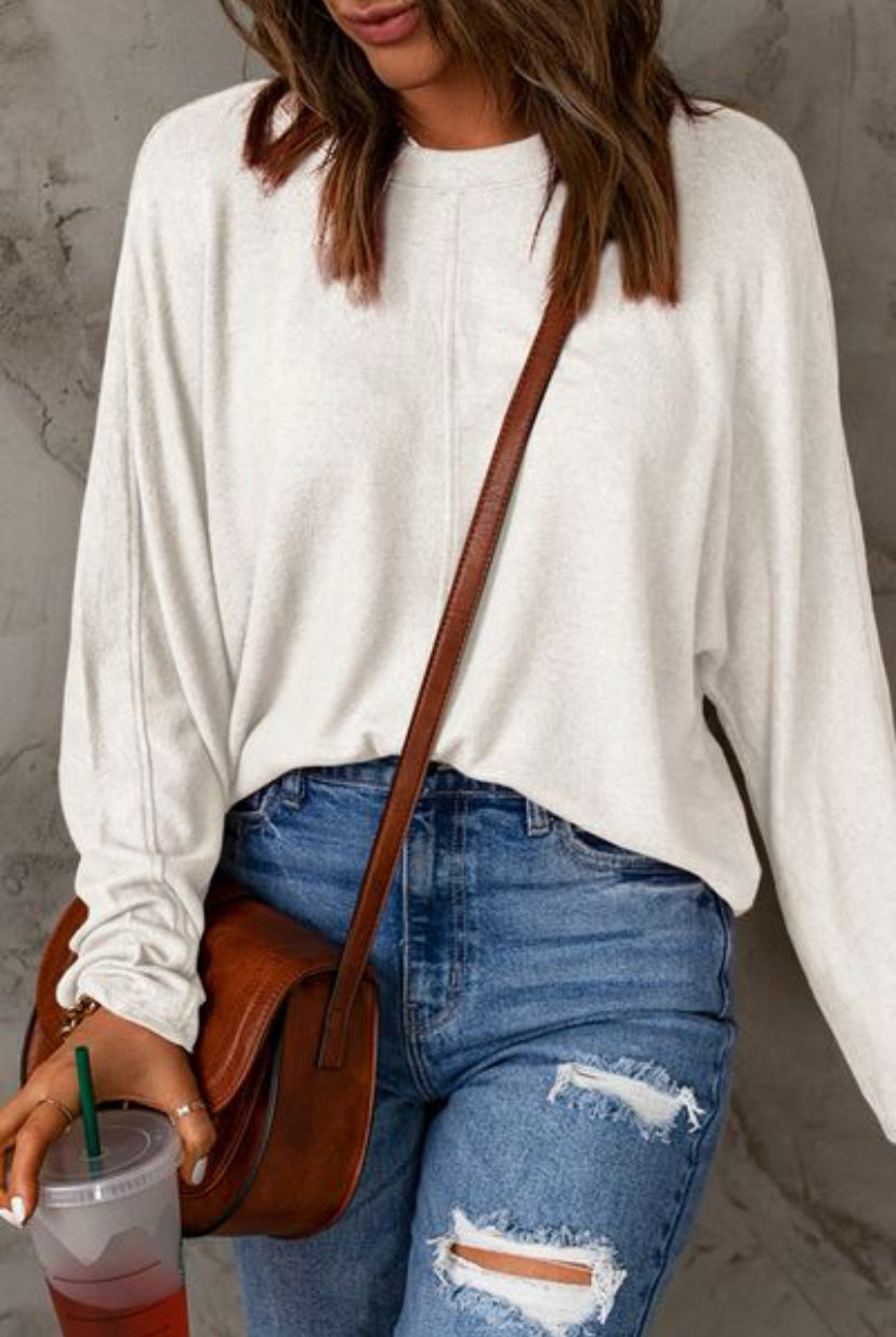 Casual Round Neck Long Sleeve T-Shirt