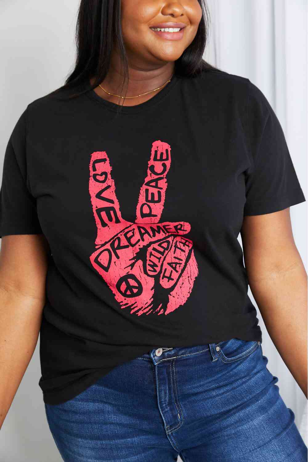 Love Peace Graphic T-Shirt